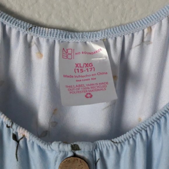 Blue Floral Dress - Picture 4 of 5